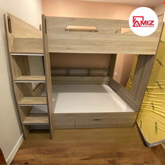 Giường Tầng Hiện Đại Kết Hợp Kệ AMIZ-GT078
