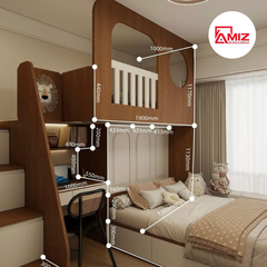 GIƯỜNG TẦNG AMIZ - GT035