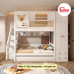 Giường tầng trẻ em Magic Mickey Amiz - GT009