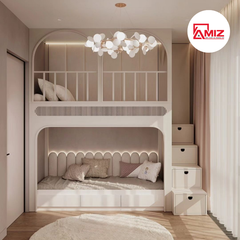 Giường Tầng Cho Bé Phong CáCh Hiện Đại Sang Trọng AMIZ GT008