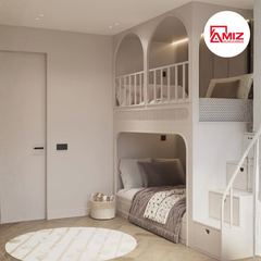 Giường Tầng Cho Bé Phong CáCh Hiện Đại Sang Trọng AMIZ GT008
