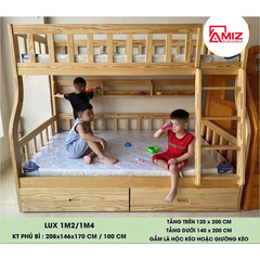 Giường Tầng Cao Cấp ANGEL - (1m/1m2 - 1m2/1m4 )