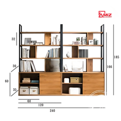 Kệ sắt trang trí hiện đại Amiz - KS07