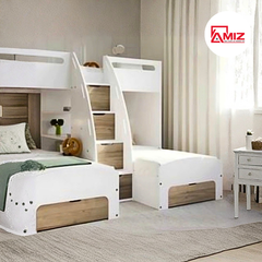 Gường ngủ 3 tầng cho bé hiện đại Amiz - GT010