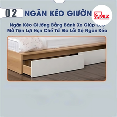 Giường Tầng Hiện Đại GT286 (1m/1m2)