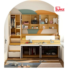 Giường Tầng Kết Hợp Tủ Áo Đa Năng GT-341