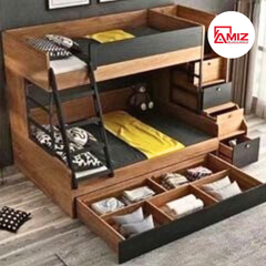 Giường Tầng Cao Cấp 3 Tầng GT-340