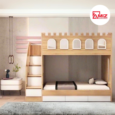 Giường tầng trẻ em thông minh CastleLoft Bunk