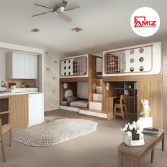 Giường tầng trẻ em Cosmo Station Bunk