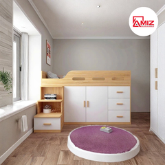 Giường tầng kết hợp tủ quần áo Amiz - GT014