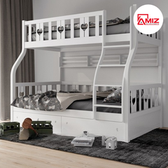 Giường Tầng Gỗ Sồi NAPPA 1 (Đặt Theo Yêu Cầu)