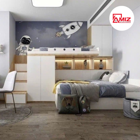 Giường Tầng Cao Cấp Đa Chức Năng GT588