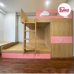 Giường Tầng Kết Hợp Tủ Quần Áo GT289