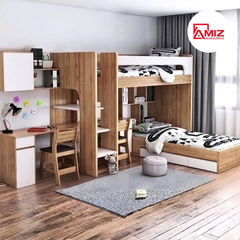 Giường Tầng Thông Minh Luna Study Bunk