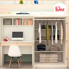 Giường Liên Hợp Tủ Áo & Bàn Học GT-439