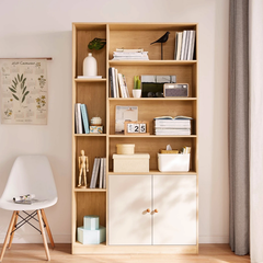 Tủ sách bằng gỗ thiết kế đa năng tiện lợi TS-01