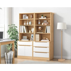 Giá sách bằng gỗ thiết kế hiện đại KS-62