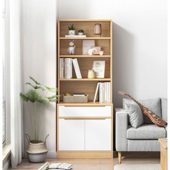 Giá sách bằng gỗ thiết kế hiện đại KS-62