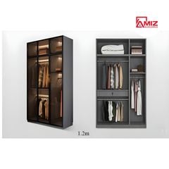 Tủ quần áo AMIZ NỘI THẤT & TRANG TRÍ hiện đại thiết kế tối giản Amiz-001