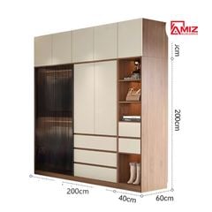 Tủ Quần Áo Cao Cấp AMIZ NỘI THẤT & TRANG TRÍ Đẹp Tqa-089