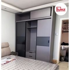 Tủ quần áo AMIZ NỘI THẤT & TRANG TRÍ cánh lùa hiện đại Dta01