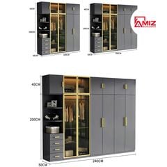 Tủ đựng quần áo AMIZ NỘI THẤT & TRANG TRÍ phong cách tối giản Amiz-005