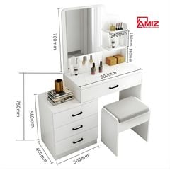 Bàn Trang Điểm Đẹp Bằng Gỗ Hiện Đại AMIZ NỘI THẤT & TRANG TRÍ AMIZ-004