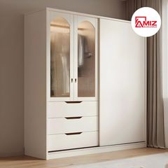 Tủ đựng quần áo cánh bằng nhôm kính sang trọng AMIZ NỘI THẤT & TRANG TRÍ, AMIZ-012