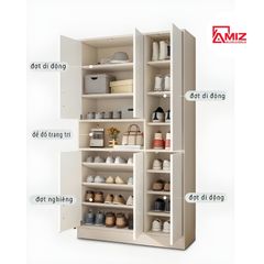 Tủ Giày cao cấp AMIZ NỘI THẤT & TRANG TRÍ Hiện Đại No-180