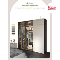 Tủ kính quần áo cao cấp AMIZ NỘI THẤT & TRANG TRÍ thiết kế thời trang Amiz-013