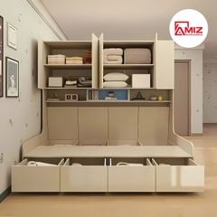 Giường Ngủ cao cấp AMIZ NỘI THẤT & TRANG TRÍ Ngăn Phòng Gn-T99