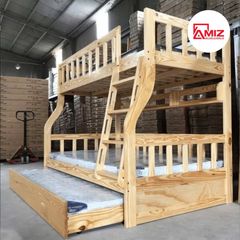 Giường 3 Tầng cao cấp AMIZ NỘI THẤT & TRANG TRÍ Angel - (1m/1m2 - 1m2/1m4)