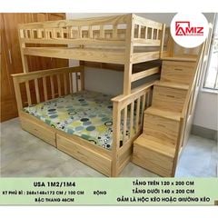 Giường Tầng Cao Cấp AMIZ NỘI THẤT & TRANG TRÍ Lux