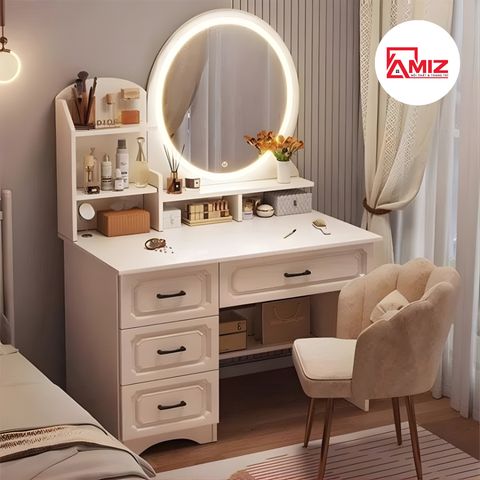 Bàn Phấn Bằng Gỗ Đẹp Sang Trọng AMIZ NỘI THẤT & TRANG TRÍ, AMIZ-022