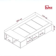Giường ngủ phòng bé Sheetal AMIZ NỘI THẤT & TRANG TRÍ