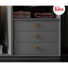 Tủ áo cao cấp AMIZ NỘI THẤT & TRANG TRÍ cánh kính khung nhôm sang trọng Amiz-002