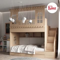 Giường tầng trẻ em hình ngôi nhà AMIZ NỘI THẤT & TRANG TRÍ, Amiz- GT008