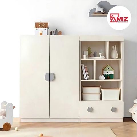 Combo 2 tủ quần áo đa năng thiết kế hiện đại cho bé, AMIZ NỘI THẤT & TRANG TRÍ -TQA 515