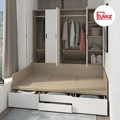 Giường Ngủ Kết Hợp Tủ Quần Áo cao cấp AMIZ NỘI THẤT & TRANG TRÍ Gnt-259
