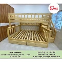 Giường Tầng Cao Cấp AMIZ NỘI THẤT & TRANG TRÍ Lux