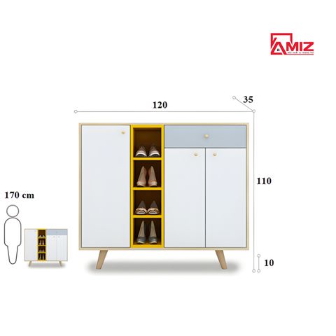 Tủ Giày Cao Cấp AMIZ NỘI THẤT & TRANG TRÍ, Tg-A135