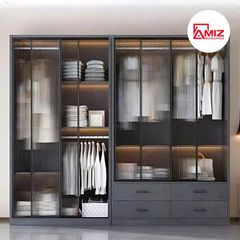 Tủ Quần Áo Kính Hiện Đại AMIZ NỘI THẤT & TRANG TRÍ, TQA-131