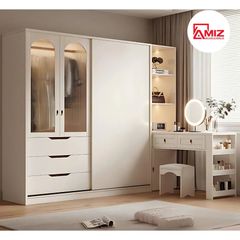 Tủ đựng quần áo cánh bằng nhôm kính sang trọng AMIZ NỘI THẤT & TRANG TRÍ, AMIZ-012