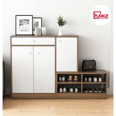 Tủ Giày cao cấp AMIZ NỘI THẤT & TRANG TRÍ Kết Hợp Ghế Ngồi tg-K63