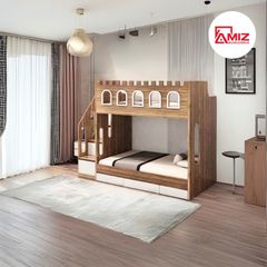 Giường tầng trẻ em thông minh AMIZ NỘI THẤT & TRANG TRÍ, CastleLoft Bunk
