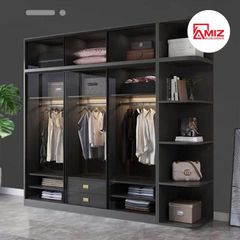 Tủ Quần Áo AMIZ NỘI THẤT & TRANG TRÍ Nhôm Kính Hiện Đại Tqa-085