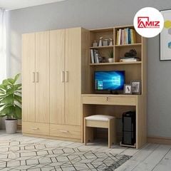 Tủ Quần Áo Kết Hợp Bàn Học/Làm Việc AMIZ NỘI THẤT & TRANG TRÍ, Z324