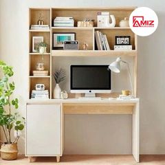 Bàn Học Sinh AMIZ NỘI THẤT & TRANG TRÍ Tích Hợp Kệ Sách Bh-133