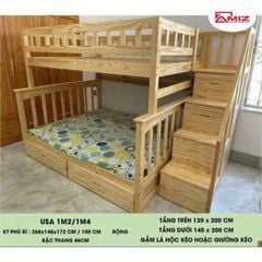 Giường Tầng Cao Cấp AMIZ NỘI THẤT & TRANG TRÍ Lux