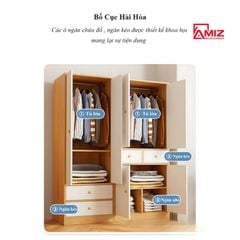 Tủ áo AMIZ NỘI THẤT & TRANG TRÍ Gỗ Công Nghiệp Amiz - 003